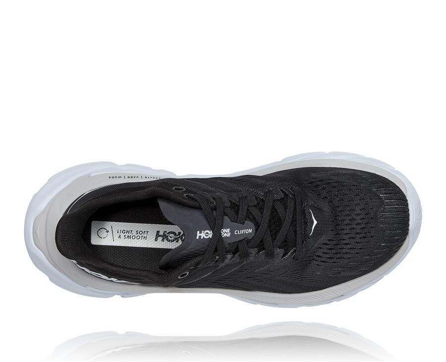 Tenis Hoka One One Feminino Pretas/Branco - Clifton Edge - 863-FREPNG